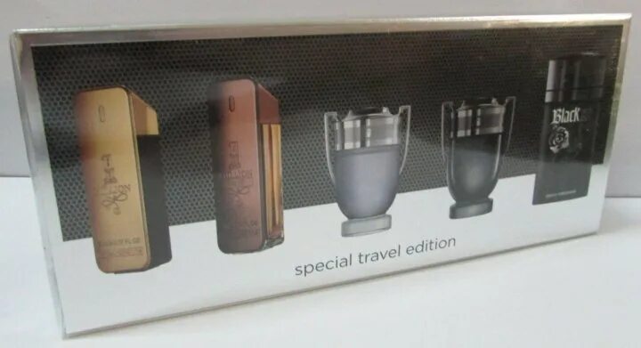 Special travel. Paco Rabanne Mini Travel Set. Paco Rabanne набор миниатюр. Paco Rabanne Special Travel Edition. Пако Рабан подарочный набор миниатюр.