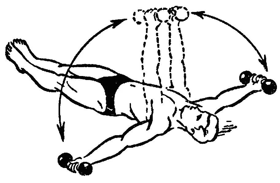 Гантели лежа на спине. Упражнения с гантелями лежа. Упражнения с гантелями лежа на спине. Упражнения с гантелей лежа на спине. Упоажнения с гантелями лёжа.