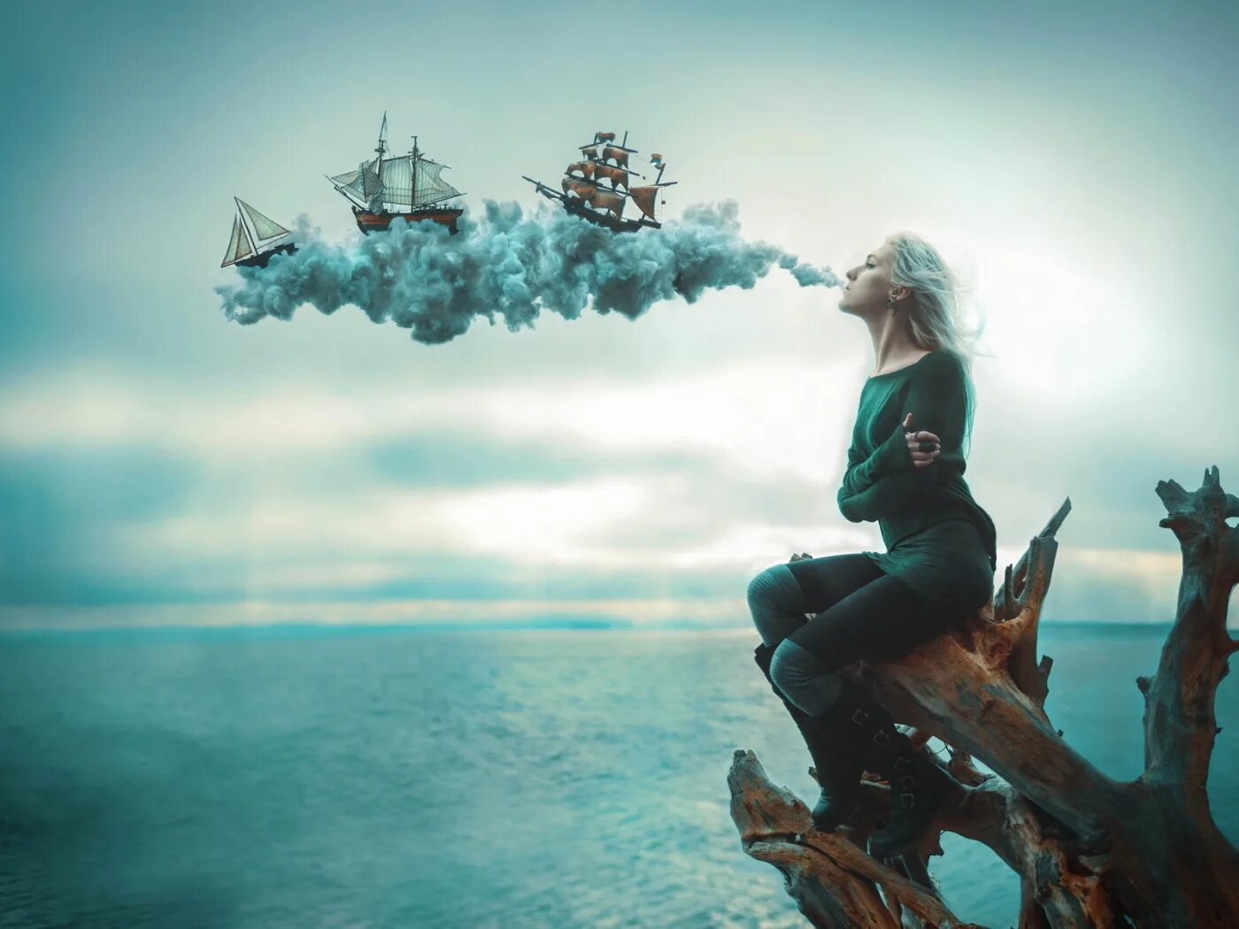 Обои на рабочий стол арт. Французский художник сирил роландо. Девушка у моря с птицами рисунок. Dream wind. Psihikal dreams remix mp3.