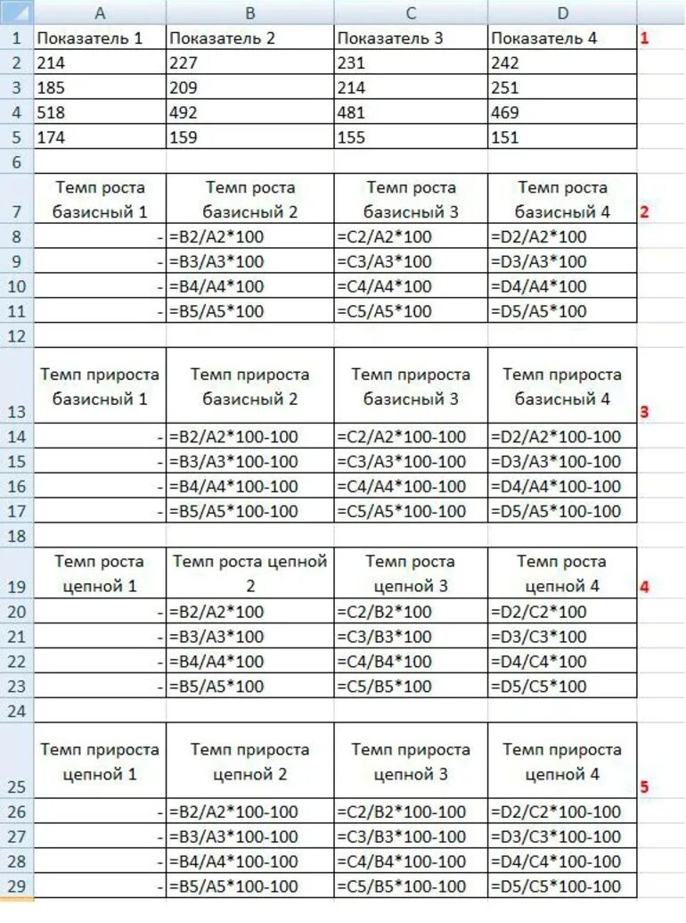 Темп роста формула расчета в процентах. Темп роста формула в процентах пример. Темп роста формула пример расчета. Как рассчитать темп роста в процентах к предыдущему году. Рост и прирост расчеты