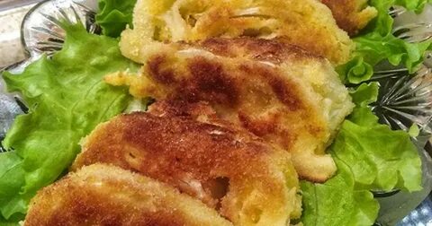Шницель из капусты на сковороде
