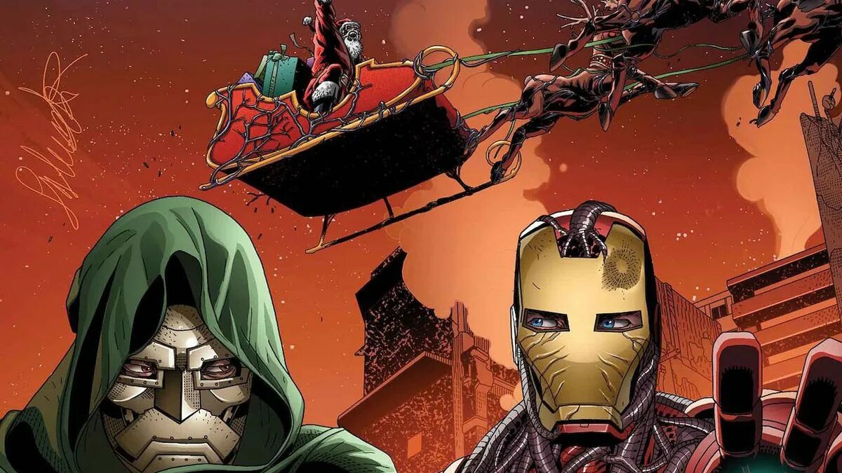 Железный дум комикс. Iron man vs doctor doom. Доктор дум железный человек комикс. Doctor doom iron man. Доктор дум броня iron man.