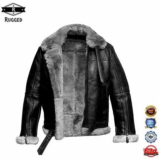Мужские меховые куртки пилот