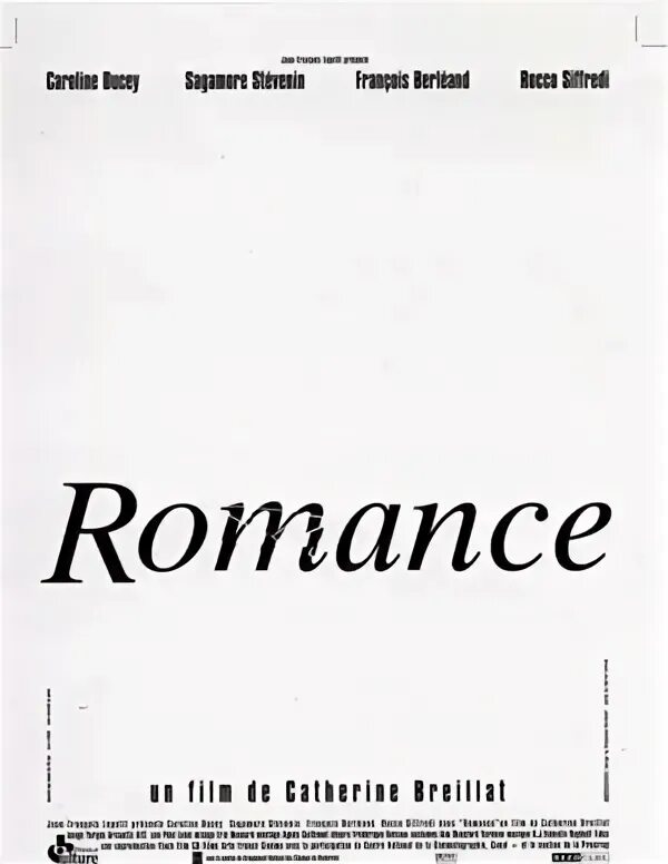 Romance x. Романс 1999. Романс x 1999. Романс х / Romance x (1999 Катрин Брейя).