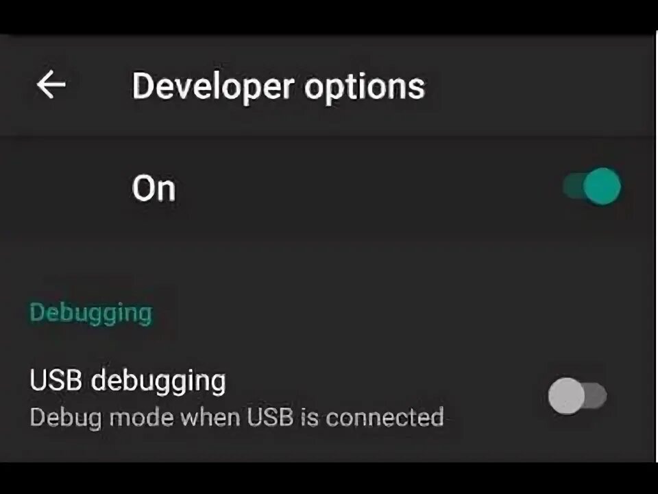 Show debugging. Show debugging