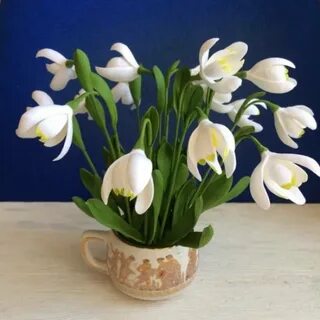Подснежники своими руками