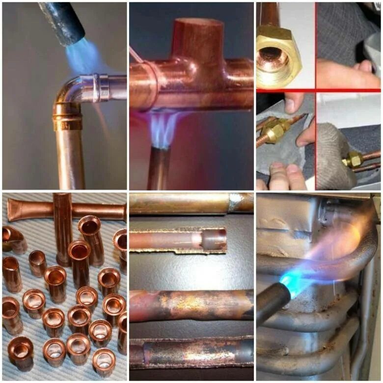Высокотемпературная пайка медных труб. Пропановая горелка для пайки меди твердым припоем. Трубки для сварки меди. Сварка медных трубок газовой горелкой. Пайка медной газовой трубы.