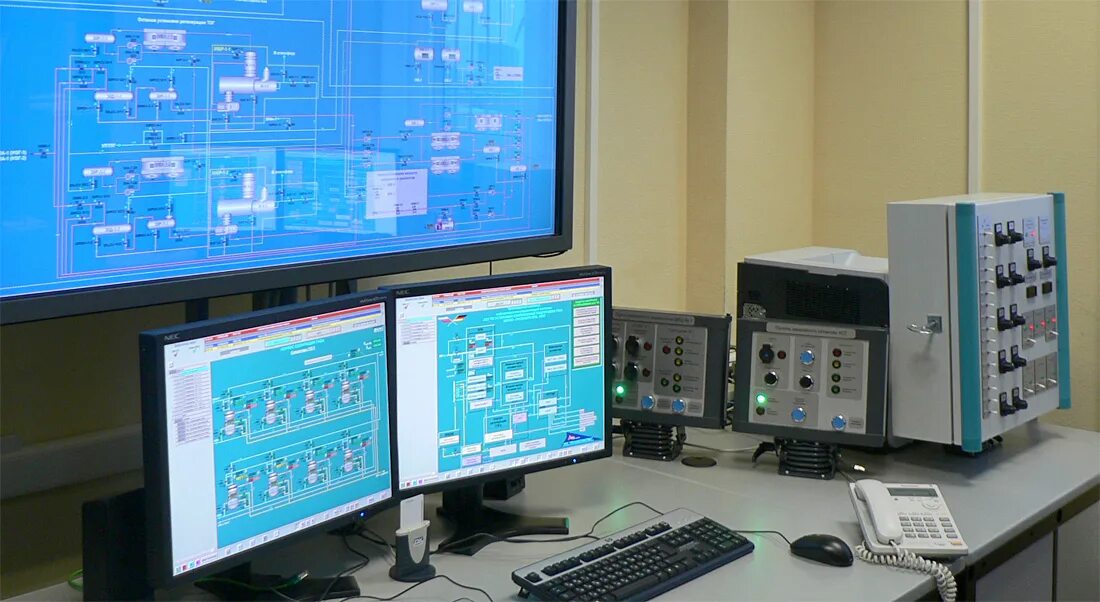 Автоматизация подъемных сооружений. Компьютерный тренажерный комплекс. Пульт оператора сортировочной горки. Компьютер для тренажера. Компьютерная симуляция.