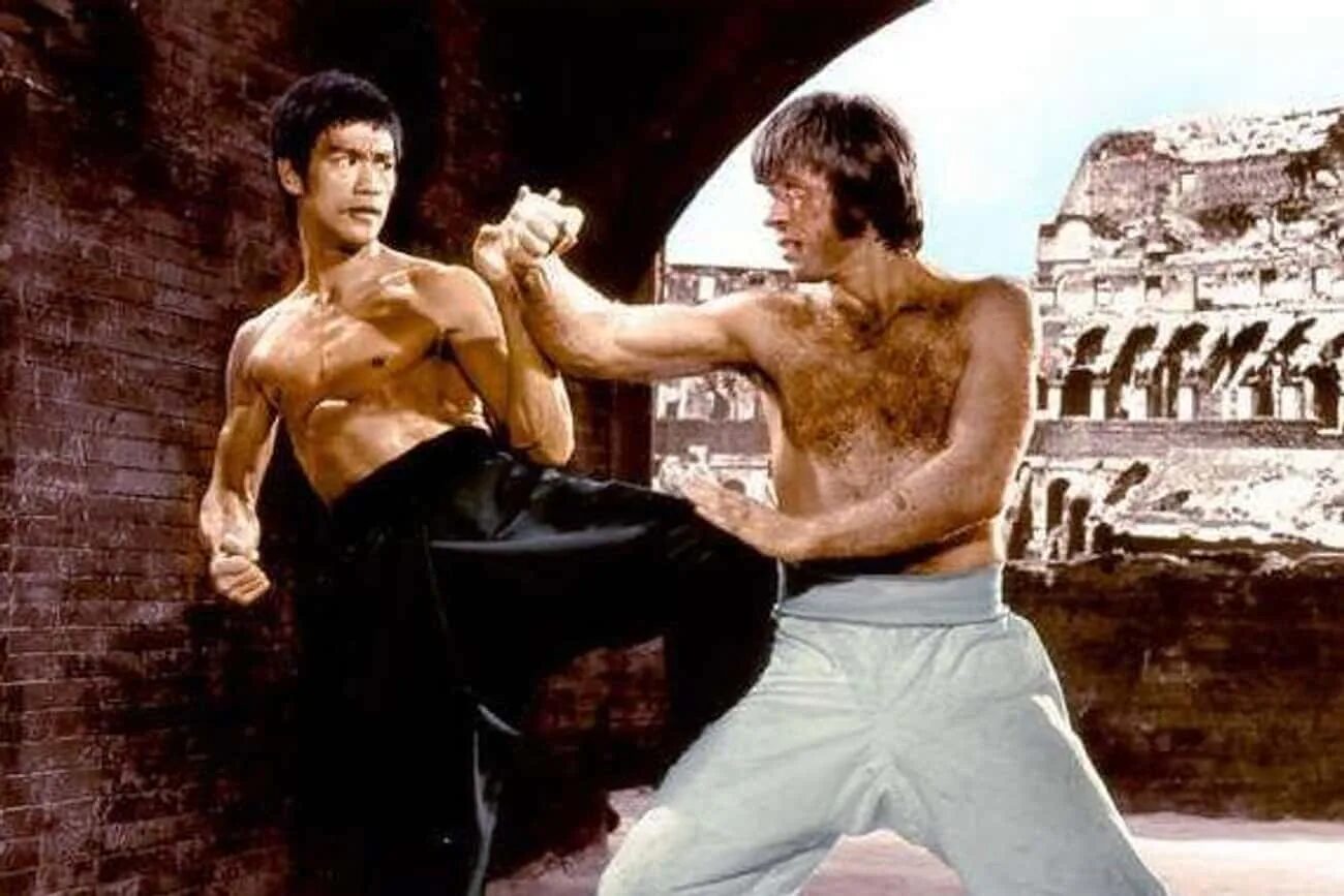 Брюс драки. Брюс ли 1972. Чак Норрис Bruce Lee. Брюс ли и Чак Норрис путь дракона. Брюс ли против Чака Норриса.