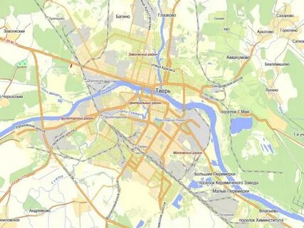 Карта твери можайского