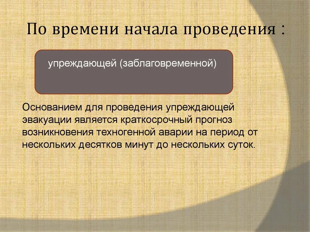 По времени начала проведения. Эвакуация по длительности проведения. По времени начала проведения эвакуация может быть. Эвакуации по времени начало.