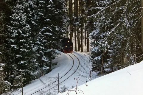 Зимняя железная дорога
