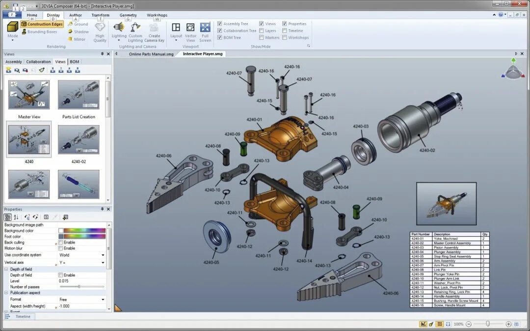 Composer path. Solidworks composer. solidworks composer инструкция. вид с разнесенными частями solidworks. программы для создания технической документации.