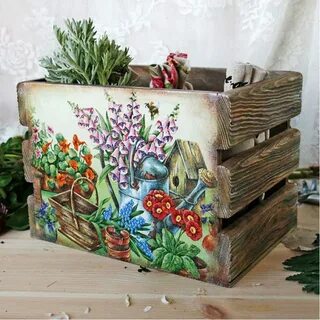 Задекорировать ящик