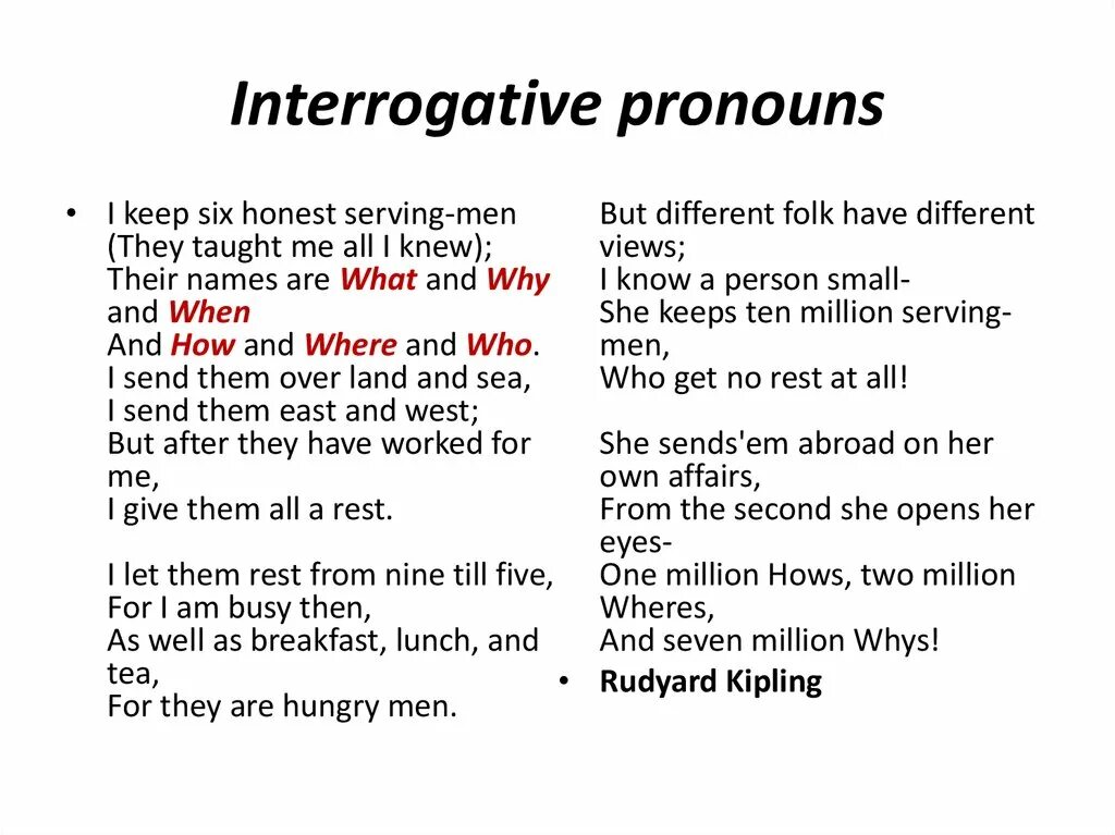 Interrogative pronouns. Interrogative pronoun предложения. Question pronouns. Interrogative pronouns правила.