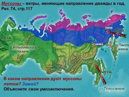 Ветер меняющий направление два раза в год