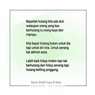 Bayar hutang