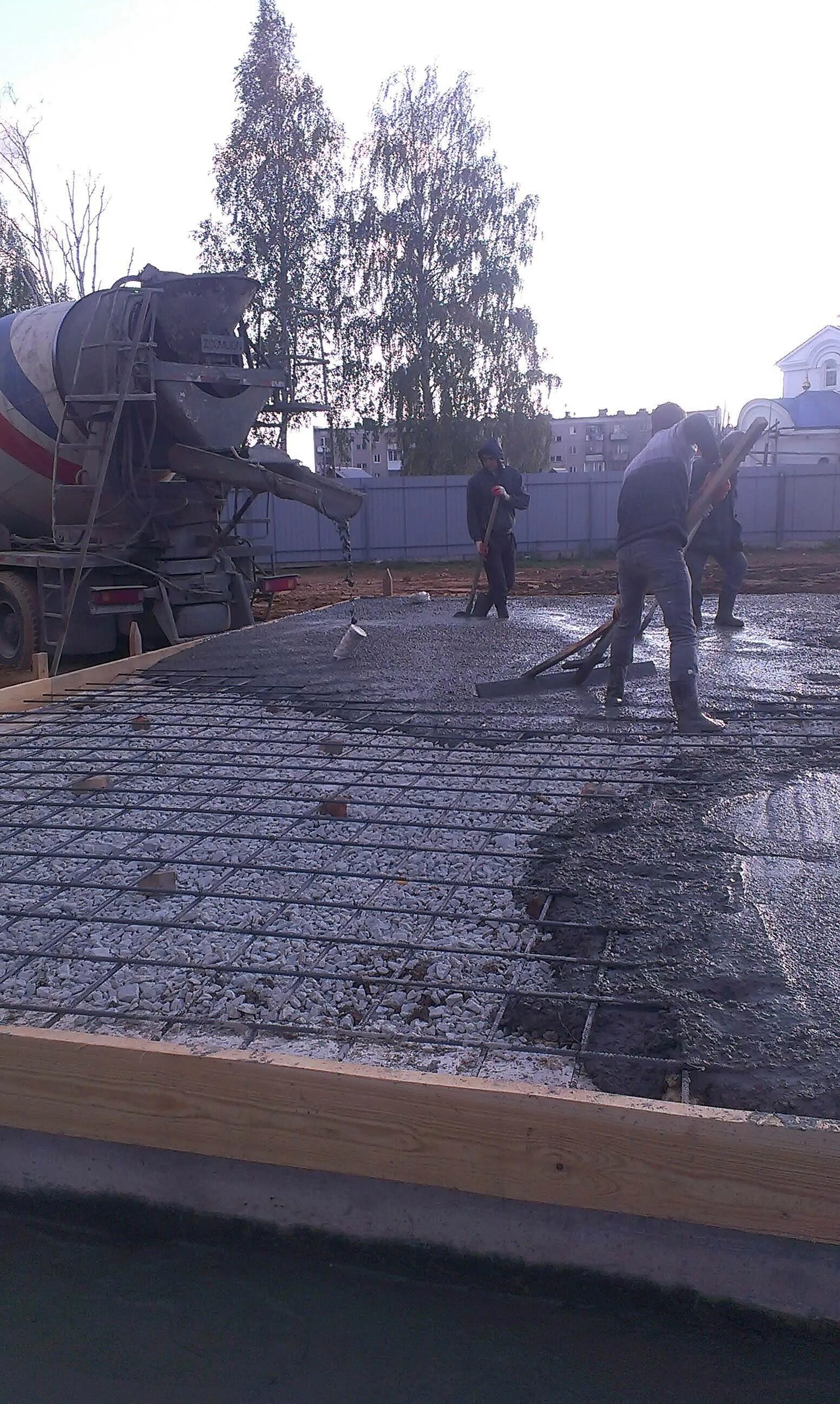 30 кубов бетона