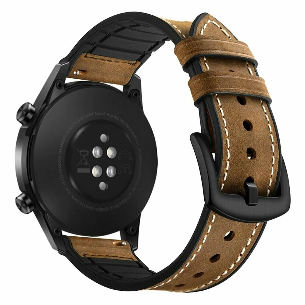 Ремешки для часов huawei gt. Huawei watch gt2 Leather Strap. Ремешок для смарт часов 22 мм. Смарт часы Genuine Leather. Кожаные ремешки на Huawei 2 Smart часов.