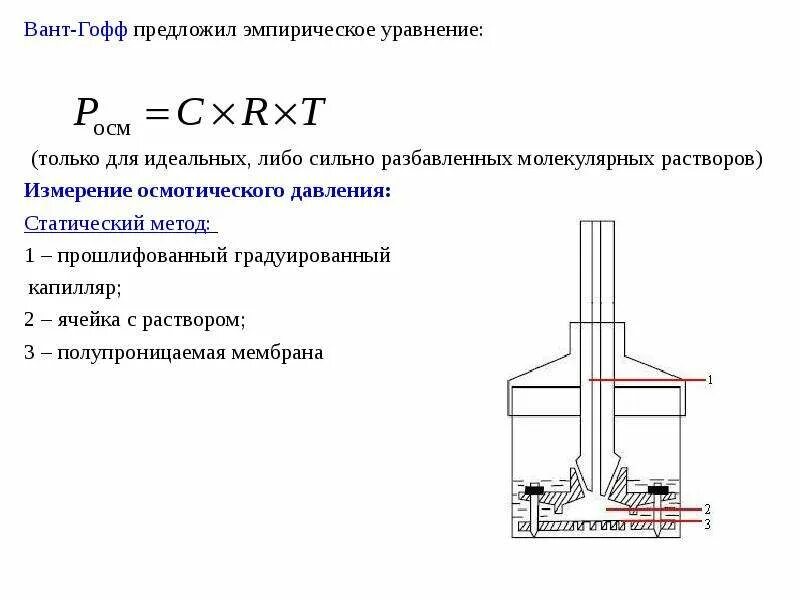 Vant battery. Эмпирическое уравнение. Эмпирическое уравнение концентрации. Эмпирические растворы. Эмпирическое уравнение вант Гоффа для давления.