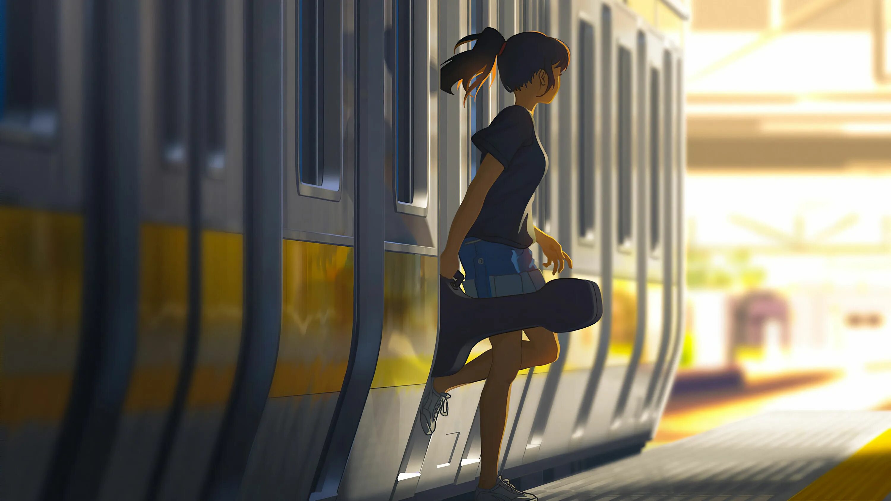 Get out of train