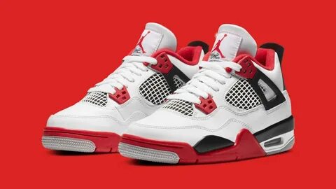 Jordan 4 красные