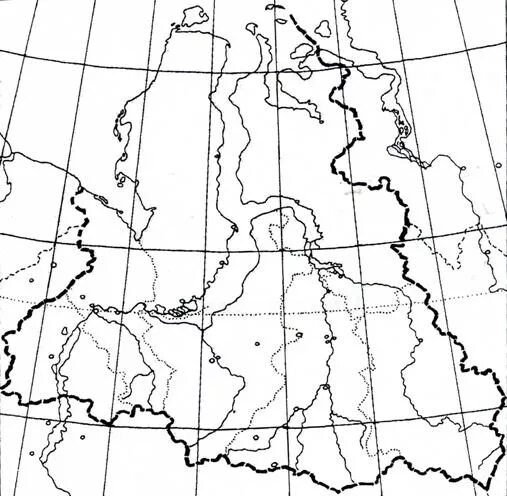 Западная сибирь контурная карта 9 класс