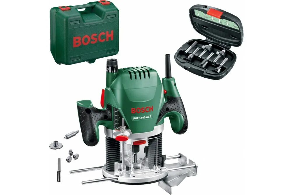 Бош 1400 купить. Фрезер бош 1400. Bosch 1400 Ace. Bosch POF 1400 Ace. Фрезер Bosch POF 1400 Ace + 6 фрез.