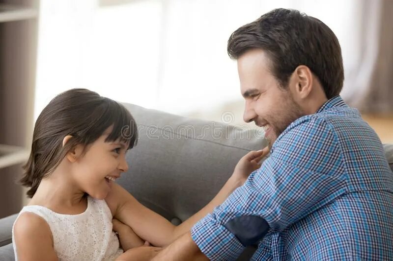 Ticklish Daddy's girl.