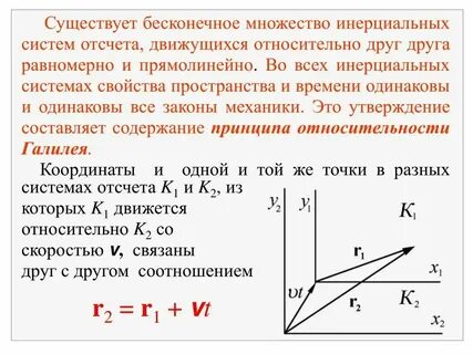 Система к движется относительно системы к