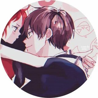 Edited Anime PFP Flower Non-binary Pride Profile Picture Celtrislt.