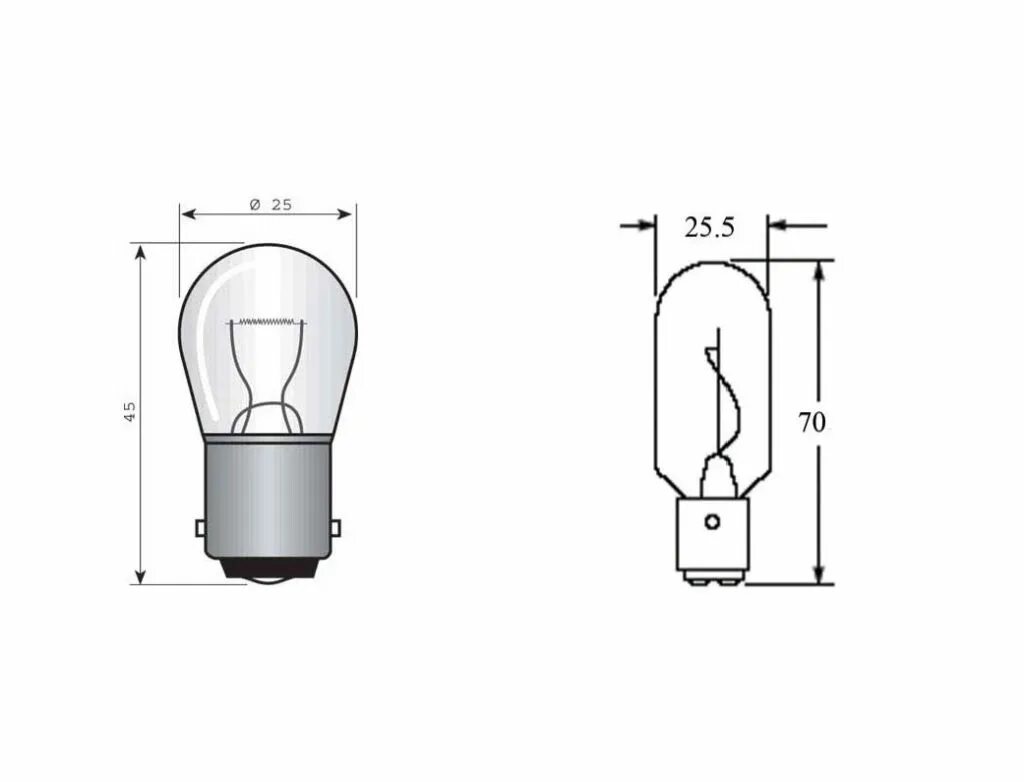 Цоколь лампы py21w. Цоколь лампы py21w