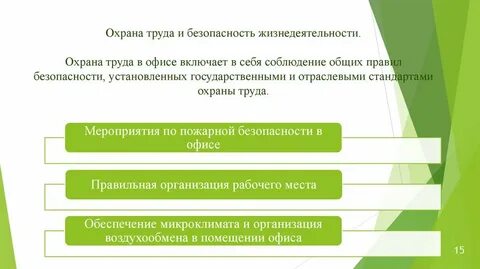 Безопасность жизнедеятельности охрана труда
