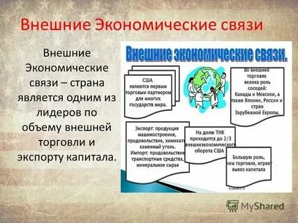 Модели связи экономики