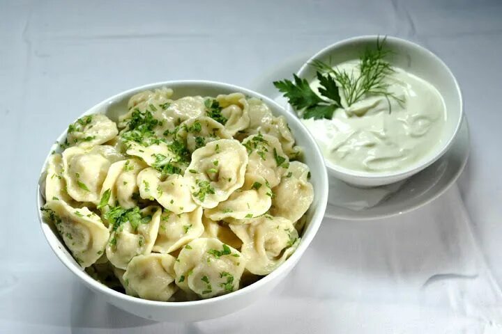 Homemade Dumplings with Sour Cream Stock Photo - Image of cooking, delicious: 14