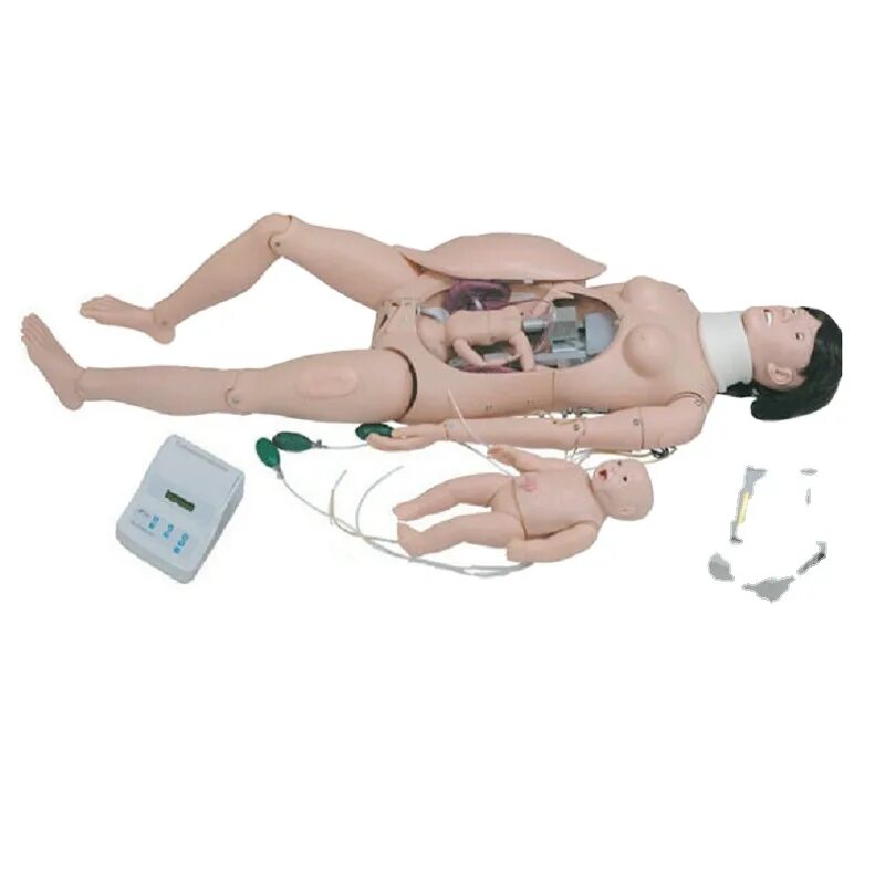 Женская симуляция. Беременная женщина рожает. Имитация схваток. Имитация схваток. Имитация схваток.