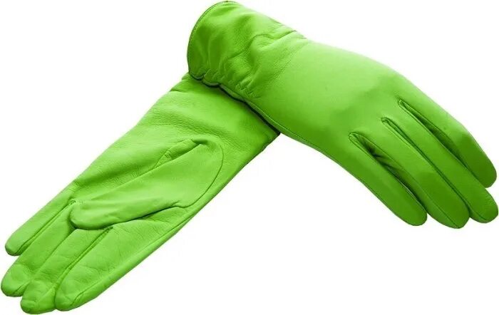 Sz 6-1/2 Vintage Green Gloves w/embroidery for Etsy