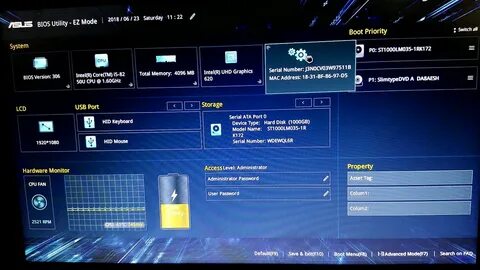 Asus bios utility ez