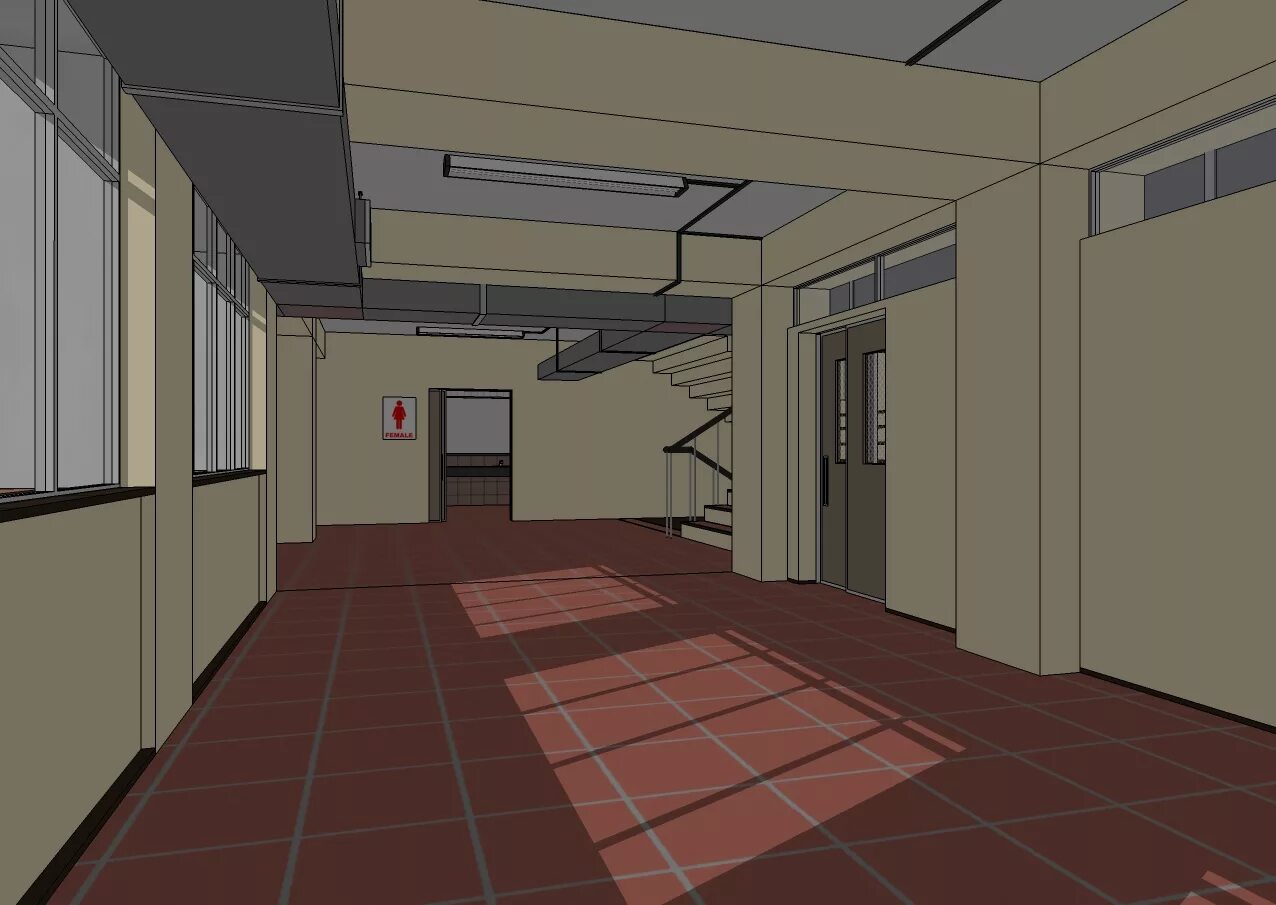 Школа скетчап. Школа sketchup. проект интерьера школы в скетчапе. проект класса школы для sketchup. 3д проект аниме школы.