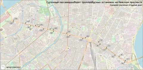 Карта невского пр