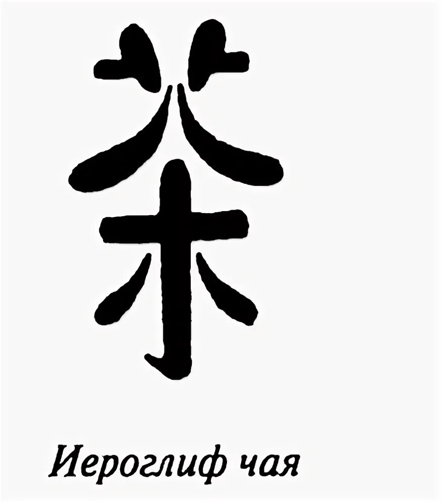 Иероглиф чай