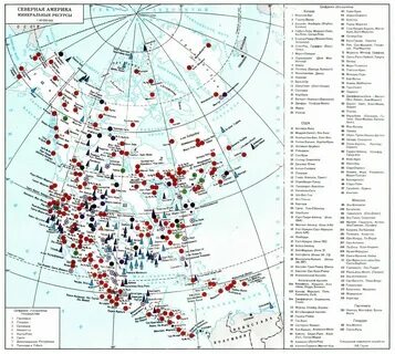 Месторождения полезных ископаемых в сша