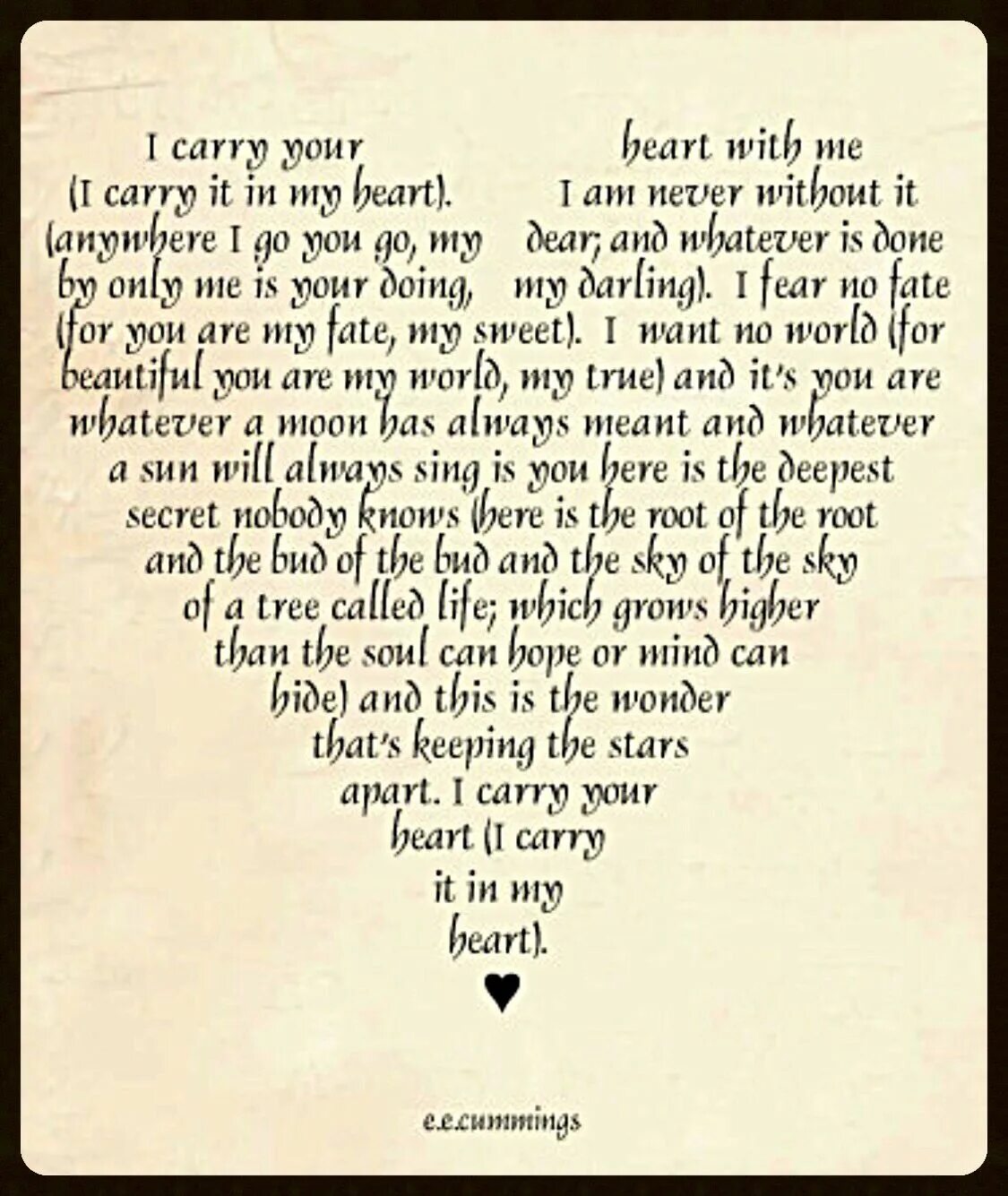 Words of your heart. I carry your Heart with me стих. Стихи Эдварда Каммингса. Каммингс стихи о любви. I carry your Heart with me poem.