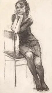 Рисунок сидящей фигуры
