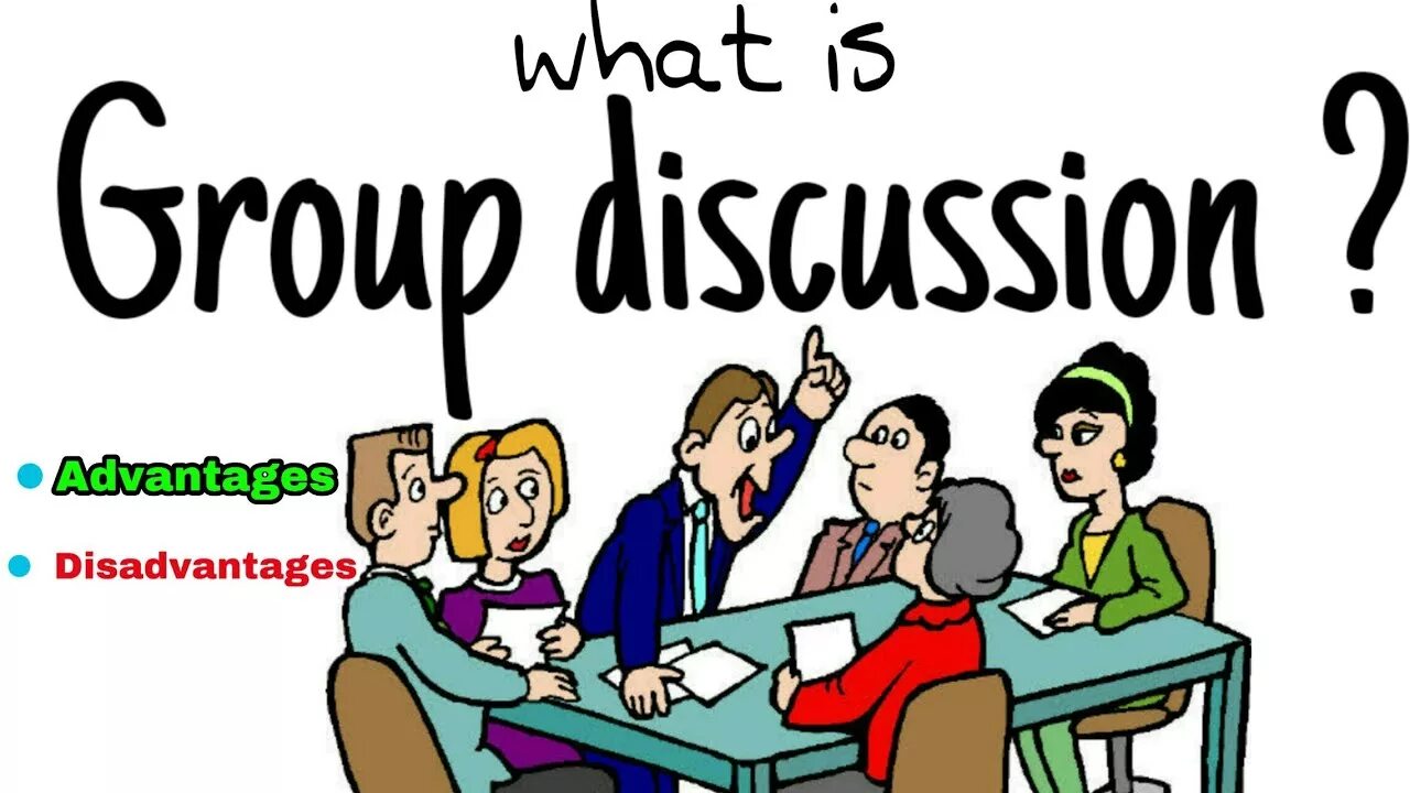 What is group. Group discussion. discussions or group discussions нарисованная картинка.