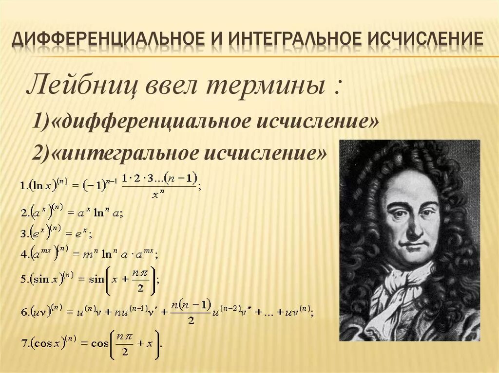 Метод интегрального исчисления. Дифференциального исчисления Готфрид Лейбниц. Дифференциальное и интегральное исчисление Ньютона Лейбница. Дифференциальное и интегральное исчисление формулы. Дифференциальное исчисление производная функции.