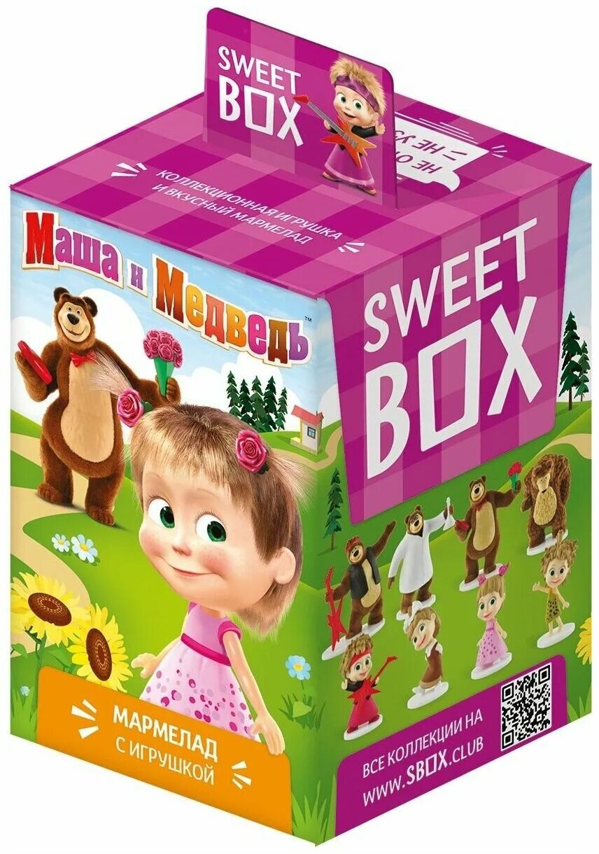 Sweet Box мармелад с игрушкой 10 г. Sweetbox Маша и медведь мармелад с игрушкой. Маша и медведь Свитбокс. Sweetbox Маша и медведь. Свит бокс маша и медведь