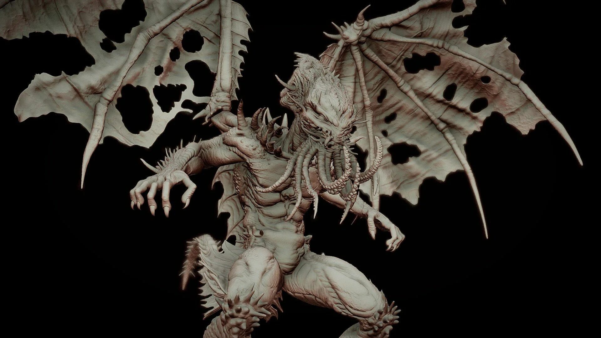 Ктулху 3д. Ктулху 3в модель. Ктулху 3д. Cthulhu aio 3d model. Трон ктулху.