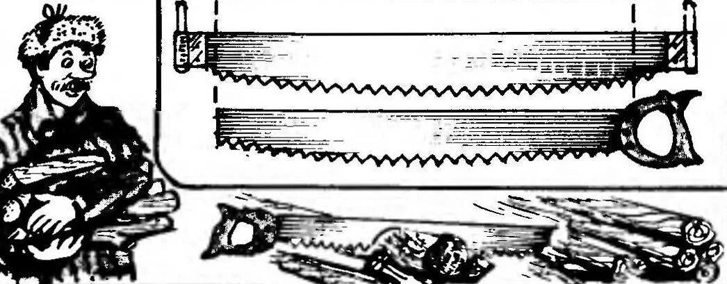 Как сделать ножовку. Двуручная пила Златоуст 1930. Финикия двуручная пила. Ножовка из двуручной пилы по дереву. Ручная пила в старину.