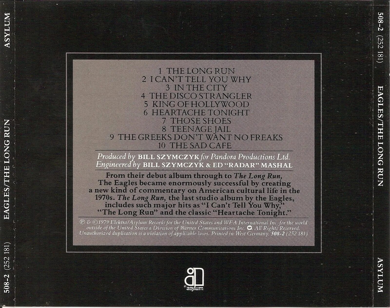 1979 - The long Run. Пластинка the long Run (USA), 1979 Eagles. Группа the Eagles - the long Run. Обложка альбома Eagles - (1979)the long Run. Such major